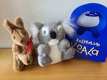 コアラ　テディコアラ？カンガルー毛製  型番14 コアラ カンガルーの毛 ぬいぐるみ 置き物 希少 - メルカリ